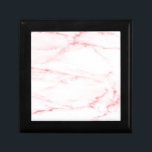 Classic Pink Marble Jewelry Box<br><div class="desc">Classic Pink Marble Pattern. Add your own customization for even more flair!</div>