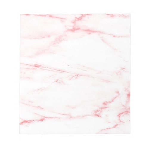 Classic Pink Marble Notepad