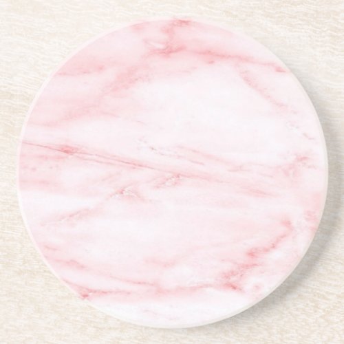 Classic Pink Marble Sandstone Coaster