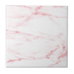 Classic Pink Marble Tile<br><div class="desc">Classic Pink Marble Pattern. Add your own customization for even more flair!</div>
