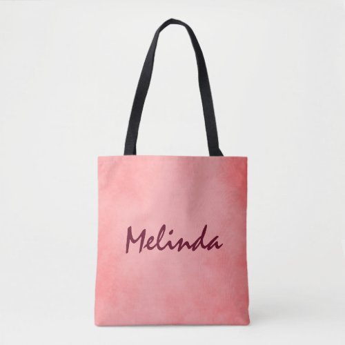 Classic Pink Tote Bag