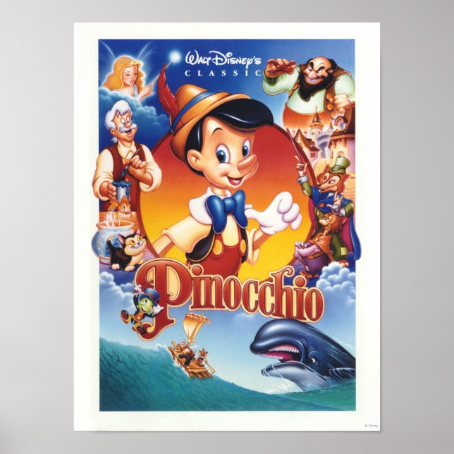 Classic Pinocchio Poster (Front)