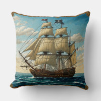 Classic Pirate Ship Mosaic