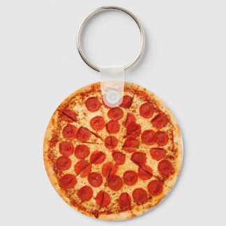 classic pizza fan keychain