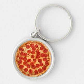 classic pizza lover keychain