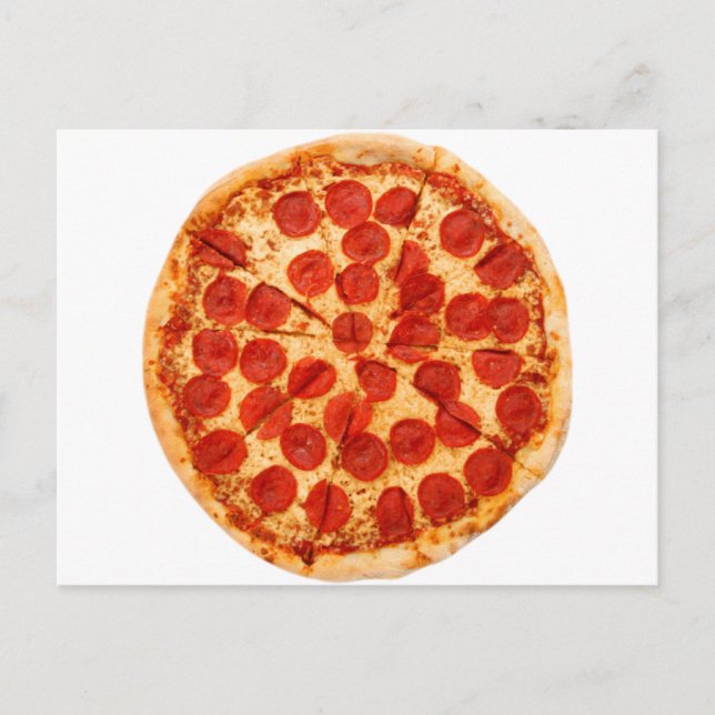 classic pizza lover postcard (Front)