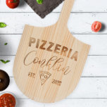 Classic Pizzeria Pizza Peel Serving Board<br><div class="desc">Our engraved wood pizza board is a fun addition to pizza night,  and also makes a beautiful decorative piece for your kitchen. Engrave it with a last name for a special family gift.</div>