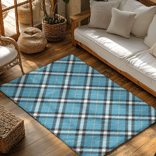 Classic Plaid Area Rug – Family Gift Favorite