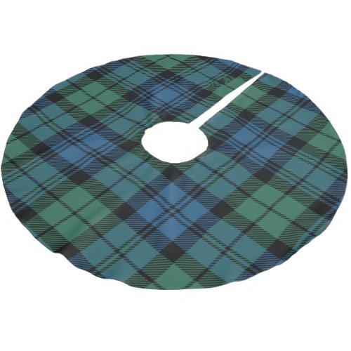 Classic Plaid Clan Campbell Tartan Christmas Brushed Polyester Tree Skirt