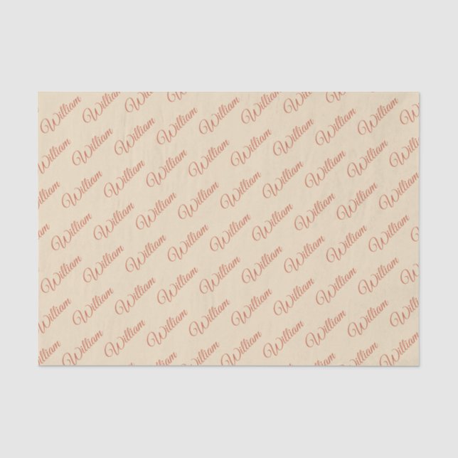 Classic plaid design tissue paper (Front)
