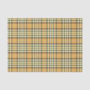 Classic plaid design tissue paper