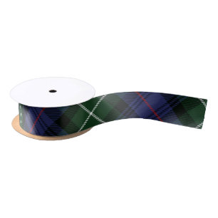 Classic Plaid Green Rustic MacKenzie Tartan Satin Ribbon