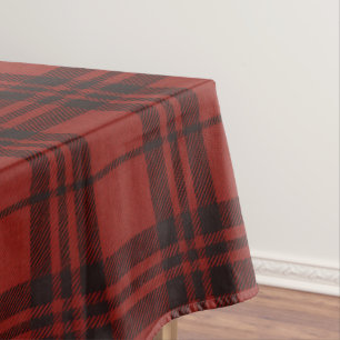 Classic Plaid Merry Christmas Festive -  Tablecloth