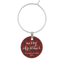 Classic Plaid Merry Christmas Festive -