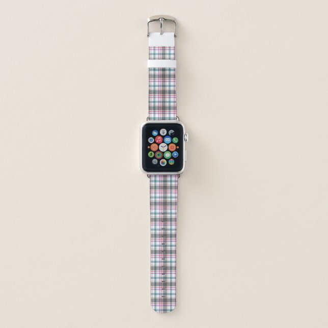 Classic Plaid Pattern Apple Watch Band (Front)