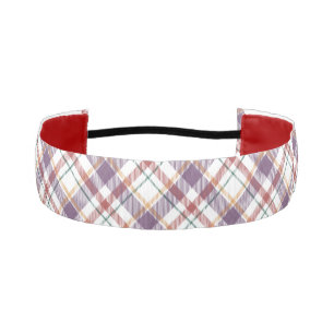 Classic Plaid Pattern Athletic Headband