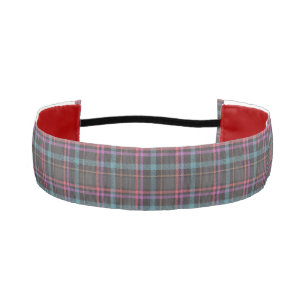 Classic Plaid Pattern Athletic Headband