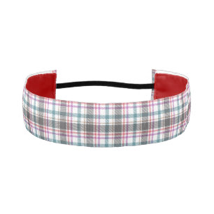 Classic Plaid Pattern Athletic Headband