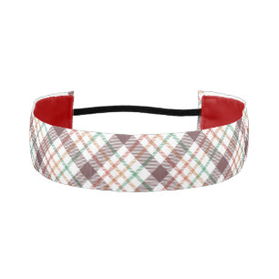 Classic Plaid Pattern Athletic Headband