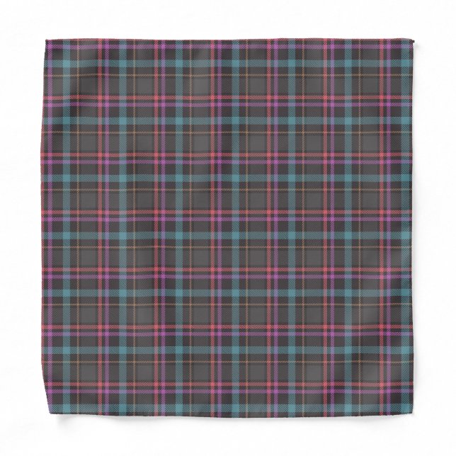 Classic Plaid Pattern Bandana (Front)