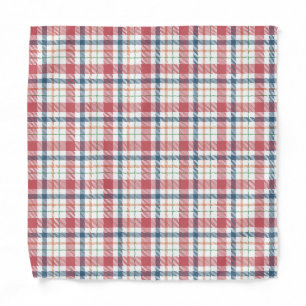 Classic Plaid Pattern Bandana
