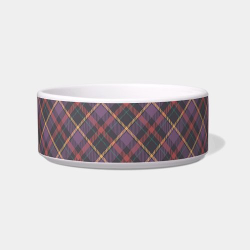 Classic Plaid Pattern Bowl