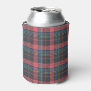 Classic Plaid Pattern Can Cooler