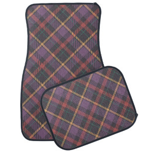 Classic Plaid Pattern Car Floor Mat