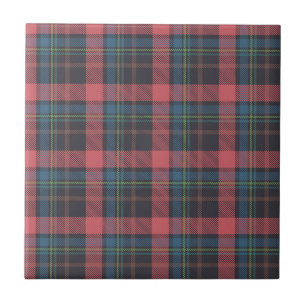 Classic Plaid Pattern Ceramic Tile