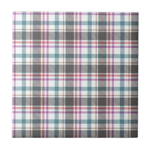 Classic Plaid Pattern Ceramic Tile