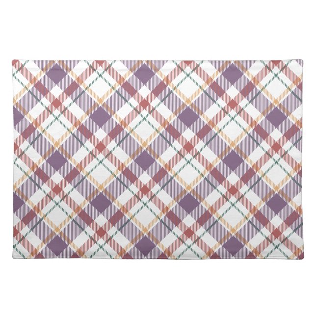 Classic Plaid Pattern Cloth Placemat (Front)