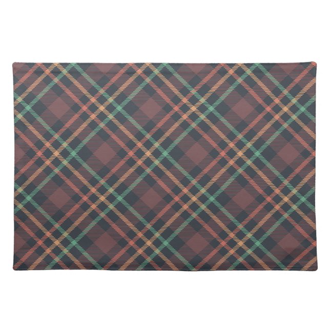 Classic Plaid Pattern Cloth Placemat (Front)