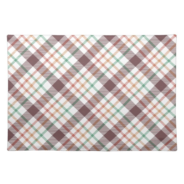 Classic Plaid Pattern Cloth Placemat (Front)