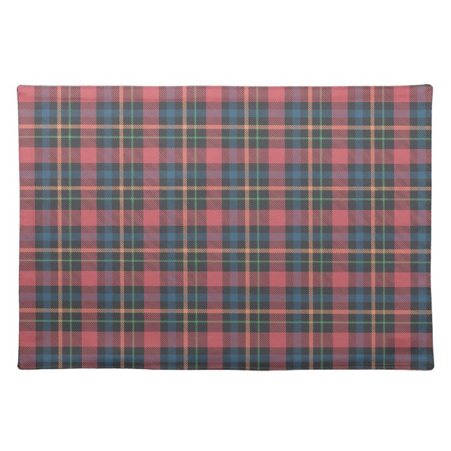 Classic Plaid Pattern Cloth Placemat (Front)