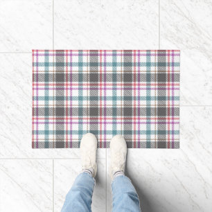 Classic Plaid Pattern Doormat