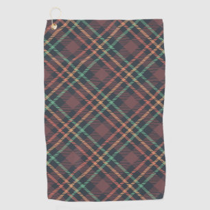 Classic Plaid Pattern Golf Towel