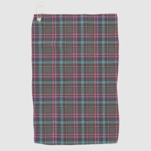Classic Plaid Pattern Golf Towel