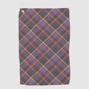 Classic Plaid Pattern Golf Towel