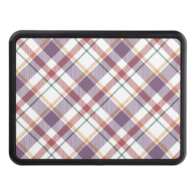 Classic Plaid Pattern Hitch Cover (Front)