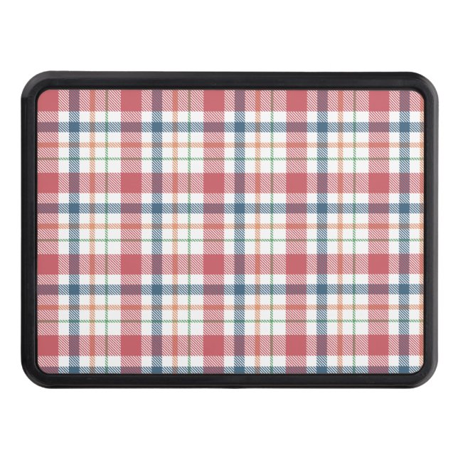 Classic Plaid Pattern Hitch Cover (Front)