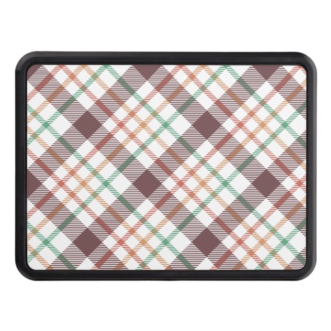 Classic Plaid Pattern Hitch Cover (Front)