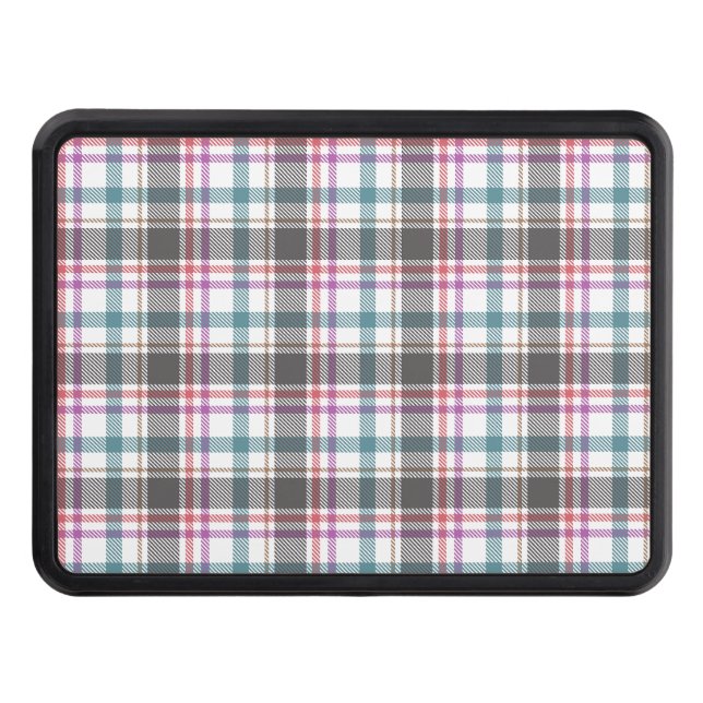 Classic Plaid Pattern Hitch Cover (Front)