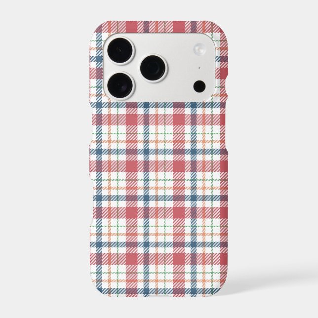 Classic Plaid Pattern Iphone Case (Back)