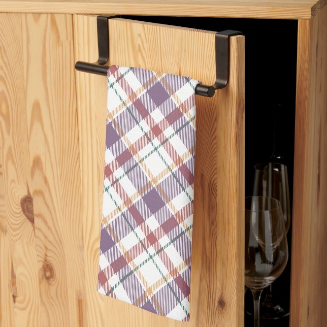 Classic Plaid Pattern Kitchen Towel (Thirds Fold)