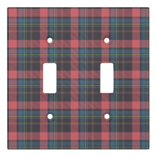 Classic Plaid Pattern Light Switch Cover