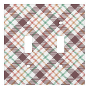 Classic Plaid Pattern Light Switch Cover