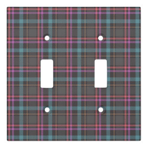 Classic Plaid Pattern Light Switch Cover