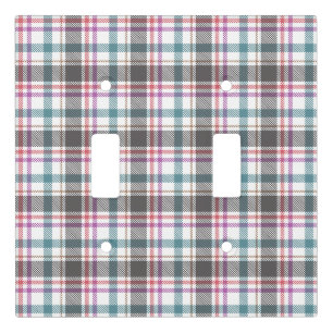 Classic Plaid Pattern Light Switch Cover