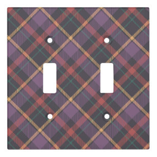 Classic Plaid Pattern Light Switch Cover