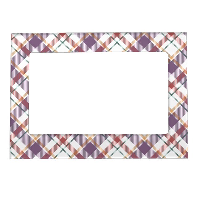 Classic Plaid Pattern Magnetic Frame (Front)